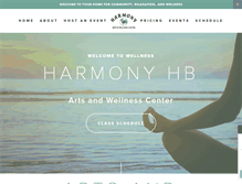 Tablet Screenshot of harmonyhb.com